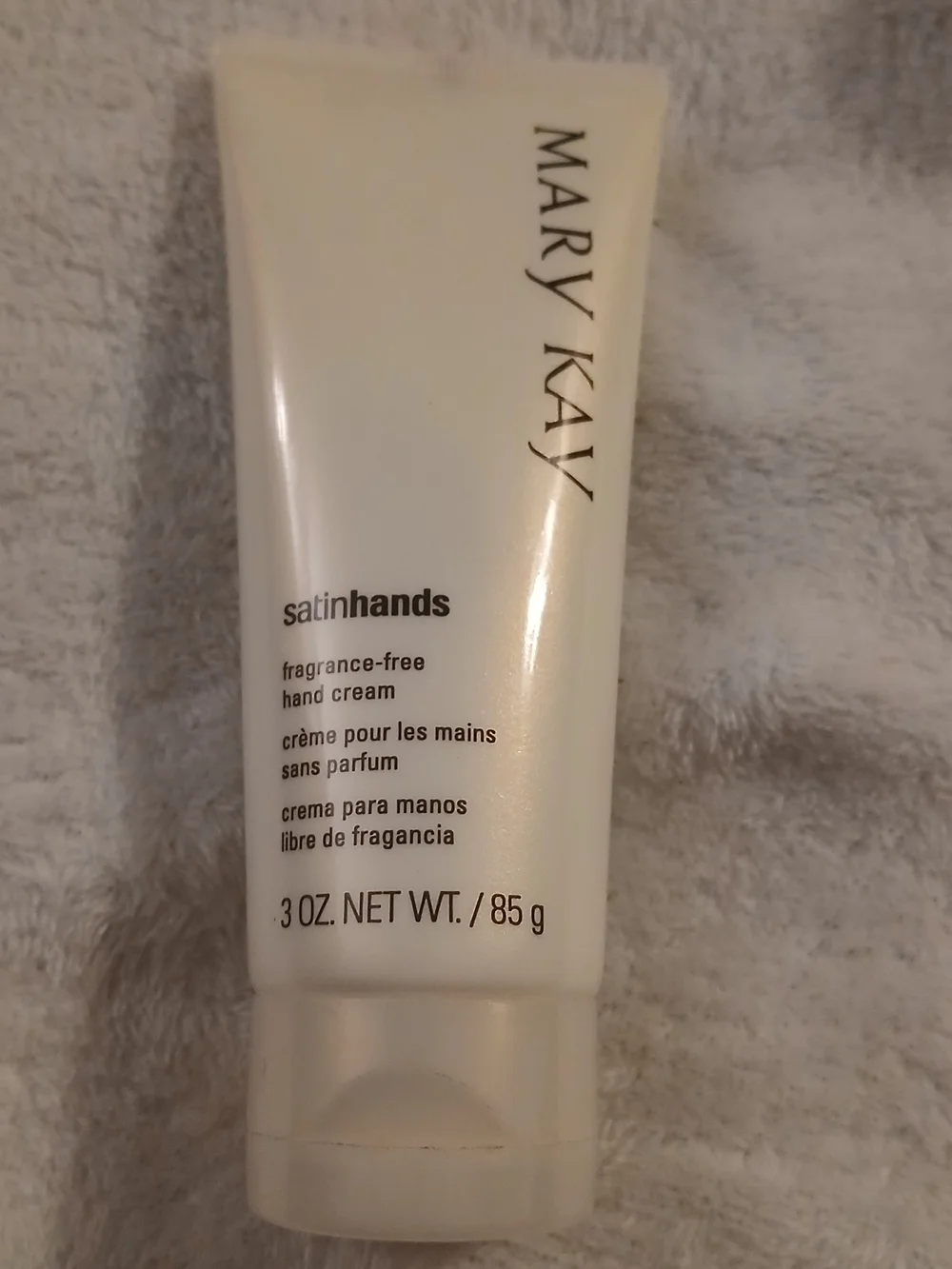 Mary Kay Satin Hands Fragrance-Free Hand Cream - 3 oz - TSA APPROVED!